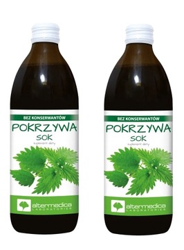 Alter Medica Pokrzywa Sok 1l Stany zapalne Anemia