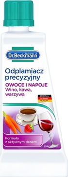DR BECKMANN odplamiacz precyzyjny OWOCE NAPOJE KAWA WINO 50ml