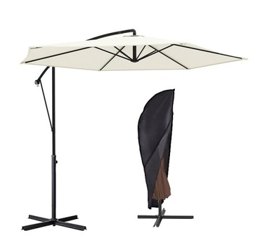 PARASOL Ogrodowy Na Wysięgniku 300cm + POKROWIEC