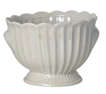 DONICZKA CERAMICZNA BEŻOWA DUŻA