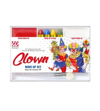 Kredki do malowania twarzy - Klaun Makijaż na Halloween