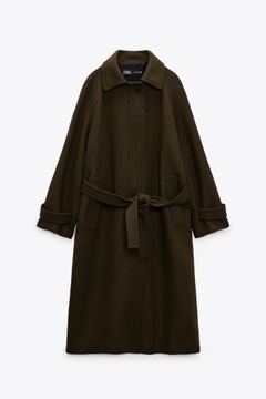 wełniany płaszcz z limitowanej edycji Zara M 38