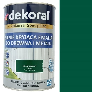 EMAKOL DO DREWNA I METALU ZIELONY SOCZYSTY P. 0,9L