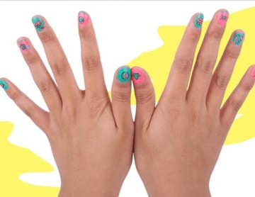 Набор для росписи ногтей для маникюра для девочек