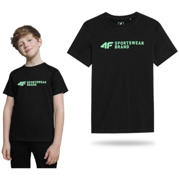 KOSZULKA CHŁOPIĘCA 4F DZIECIĘCA KOSZULKA T-SHIRT