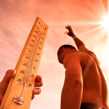 ДЕРЕВЯННЫЙ КОМНАТНЫЙ ТЕРМОМЕТР БОЛЬШОЙ 22 СМ ВНУТРИ/СНАРУЖИ