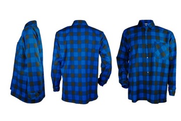 ФЛАНЕЛЕВАЯ РАБОЧАЯ РУБАШКА, СИНЯЯ L
