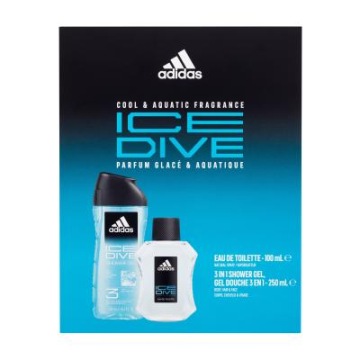 Adidas Ice Dive Edt 100мл + 250мл Гель для душа