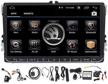 RADIO ANDROID 13 SKODA OCTAVIA II SUPERB RAPID 4GB