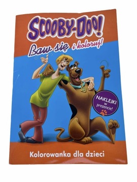 KOLOROWANKA Z NAKLEJKAMI SCOOBY-DOO!