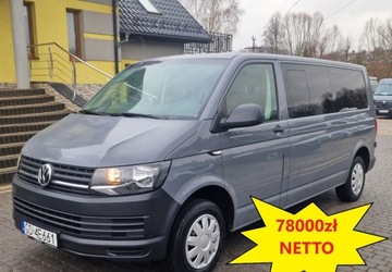 Volkswagen Caravelle T6 2.0 TDI 102KM 2018 Volkswagen Transporter 78000zl NETTO9 os.L2H1N...