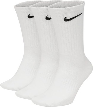 Skarpety za kostkę NIKE 41-44 białe UNISEX 3-PACK