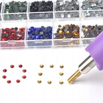 Zestaw aplikatora poprawek Hot-Fix DIY Cyrkonie