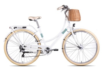 ROWER MIEJSKI UNIBIKE CITIZEN 7/D-19 BIAŁY POŁYSK FV!!