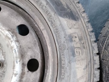 ПАРА ИЗ 16 СТАЛЬНЫХ ДИСКОВ С ШИНАМИ RENAULT MASTER II