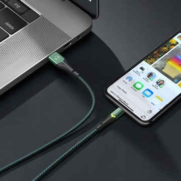 Кабель USB - USB тип C, 1 м, цвет хаки