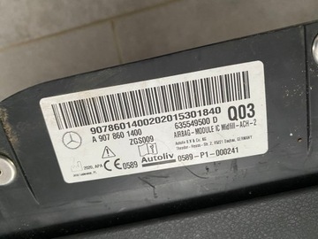 KRYT ZÁVĚS LEVÝ MERCEDES SPRINTER 907
