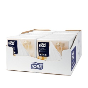 Tork LinStyle 478711 - Салфетки обеденные, белые