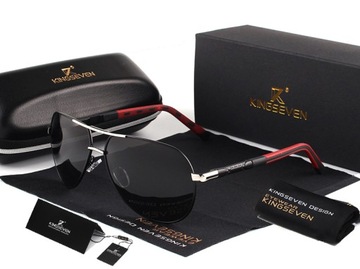 Okulary przeciwsłoneczne KINGSEVEN AVIATOR PILOTKI