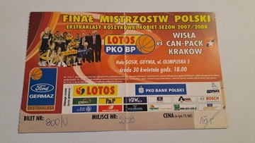 LOTOS ARKA GDYNIA - WISŁA KRAKÓW 30-04-2008 FINAŁ KOSZYKÓWKA