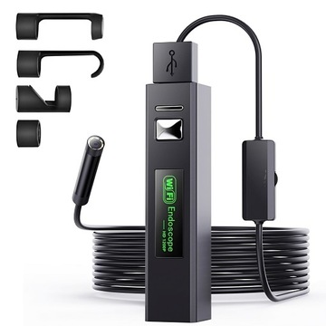 ЭНДОСКОПИЧЕСКАЯ КАМЕРА ДЛЯ КОНТРОЛЯ ДЛЯ МАСТЕРСКОЙ ТЕЛЕФОН ПК 3В1 ANDROID iOS Wi-Fi