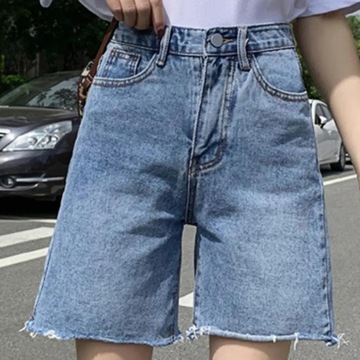 Women Denim Short Trousers Short Jeans High Waist