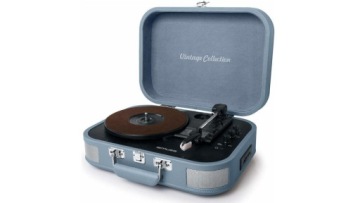 MUSE MT-201 BVB Turntable Blue