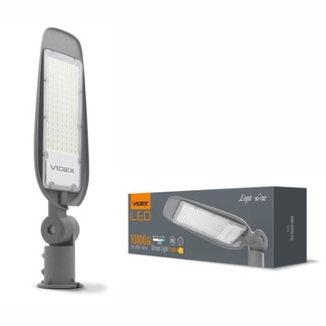 Lampa Uliczna Reflektor LED Oświetlenie Uliczne 100W 5000K Szara Videx