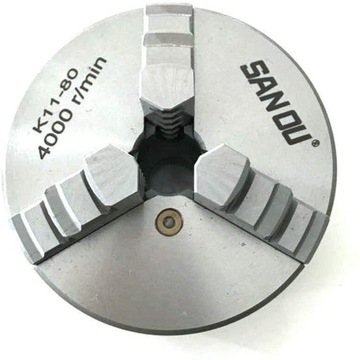 Uchwyt tokarski 3-szczękowy 80mm K11-80