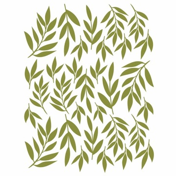 Naklejki Liście, Liście naklejki ścienne, botaniczne, różne kolory 140NW