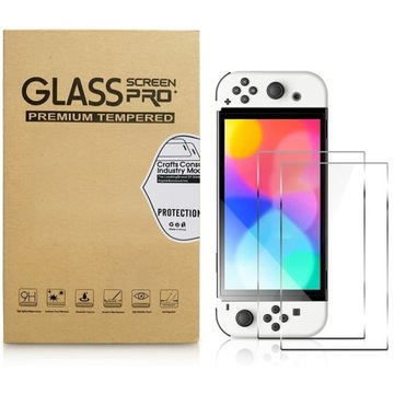 ЗАКАЛЕННОЕ СТЕКЛО 9H для NINTENDO SWITCH OLED, 2 шт.