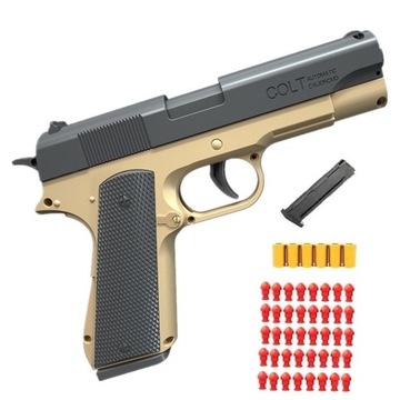 PISTOLET COLT M1991 REPLIKA REALISTYCZNY 6 nabojów +40 nabojów +1 magazynek