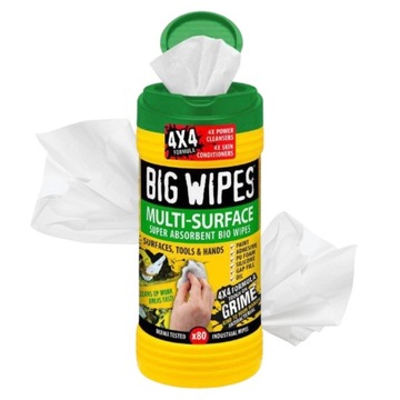 CHUSTECZKI NAWILŻONE MOKRE DO RĄK BIG WIPES 80 SZT