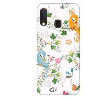 Etui pokrowiec do Samsung Galaxy A20e Floral kwiat