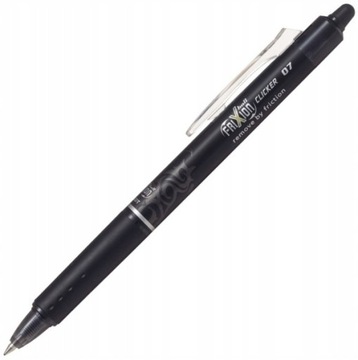 Pióro wymazywalne Pilot Frixion Clicker CZARNY