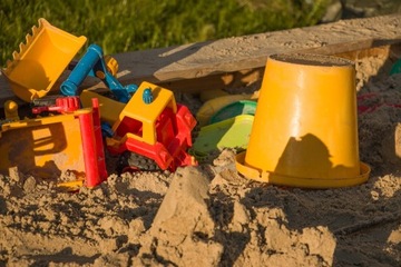 Piasek do Piaskownicy Żółty Atestowany Zabawki 25