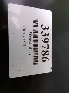 CITROEN C4 DISPLEJ AUTORÁDIO NAVIGACE 9664993180