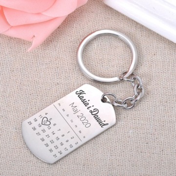 Брелок СЕРДЦЕ с гравировкой Бесплатный ДЕНЬ СВЯТОГО ВАЛЕНТИНА