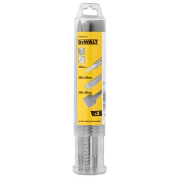 DEWALT ZESTAW DŁUT SDS-PLUS DT60330 SZPIC + DŁUTA