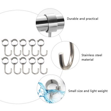 Вешалка для труб для гардероба Корпус Крючок Вешалка для полотенец 10