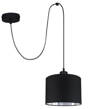 LAMPA WISZĄCA SUFITOWA ŻYRANDOL NOWOCZESNA CZARNA