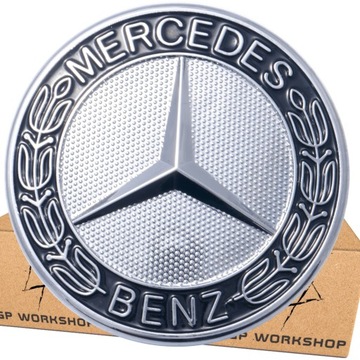 ЭМБЛЕМА MERCEDES-МАСКА W204 W205 211 57 мм
