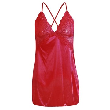 bielizna teddy dla kobiet bielizna babydoll Red XL