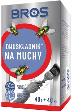 BROS Dwuskładnik PREPARAT na MUCHY 40g+40ml