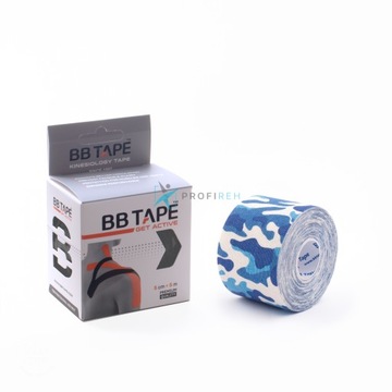 Taśma tejp do kinesiotapingu BB Tape 5cmx5m
