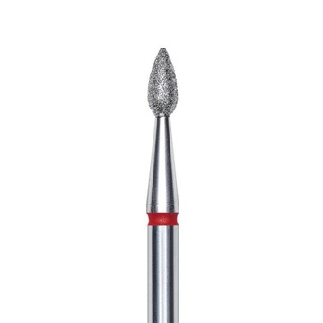 STALEKS Frez diamentowy oliwka czerwona 2.3x5mm