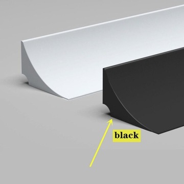 czarny styl 150cm Nowy blat kuchenny taśma zabezpi