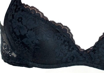 INTIMISSIMI черный бюстгальтер GIOIA с кружевом супер пуш-ап 3B/80B