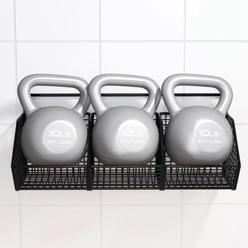 Корзина для хранения из металлической проволоки, в сборе.