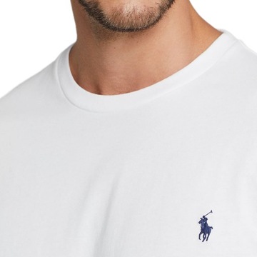 -45% POLO RALPH LAUREN LONGSLEEVE MĘSKI CUSTOM SLIM BIAŁY XL